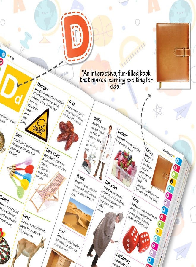 BRIJBASI Hello Friend My Ultimate Picture Dictionary Word Book With 100 Pages, 4+ yrs - Image 3